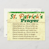 St. Patrick's gebed, Christus in me Briefkaart (Voorkant / Achterkant)