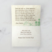 St. Patrick's gebed, Christus in me Kaart (Binnen)