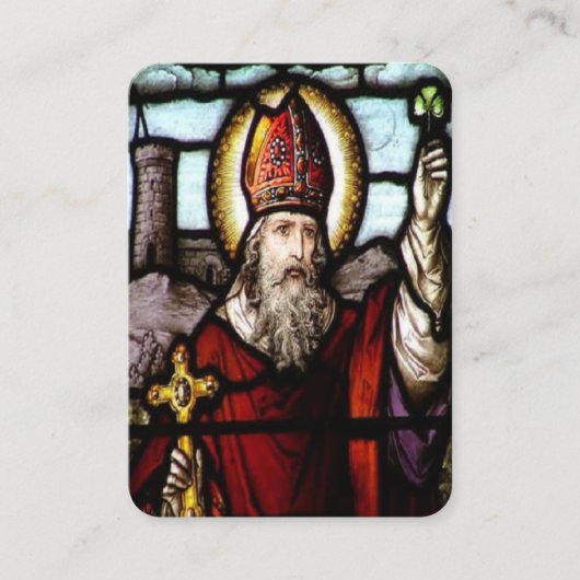 St. Patricks Gebed Voor De Gelovigen Gebedenkaart Visitekaartje (Voorkant)