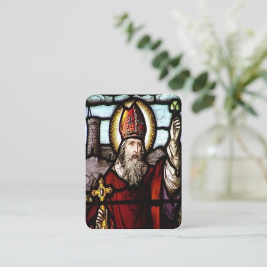 St. Patricks Gebed Voor De Gelovigen Gebedenkaart Visitekaartje (Staand voorkant)