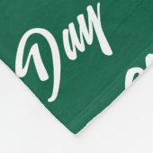 St. Patrick's Geluksdag Muts met Cute Kat Kabouter Fleece Deken (Hoek)