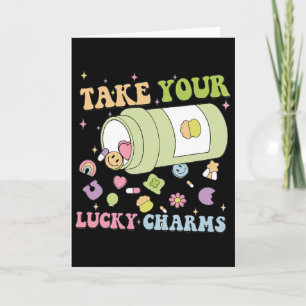 St. Patricks Geluksverpleegster Neem Je Lucky Char Kaart