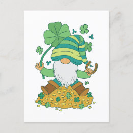 St. Patrick's Gnome Briefkaart