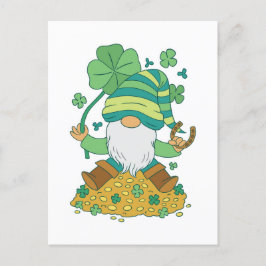 St. Patrick's Gnome Briefkaart