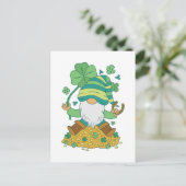 St. Patrick's Gnome Briefkaart (Staand voorkant)