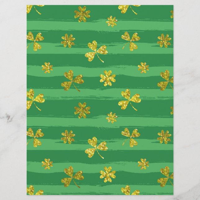 st patricks golden shamrocks (Voorkant)