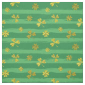 st patricks golden shamrocks fabric stof (Swatch)
