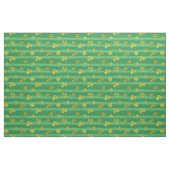 st patricks golden shamrocks fabric stof (Fat Quarter)