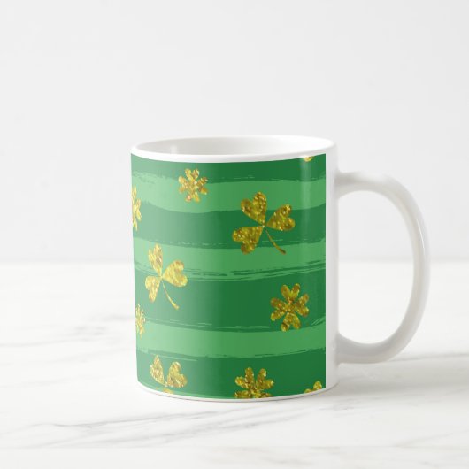 st patricks golden shamrocks koffiemok (Rechts)