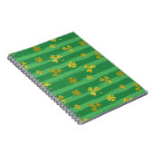 st patricks golden shamrocks notitieboek (Rechterzijde)