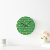 st patricks golden shamrocks ronde klok (Huis)