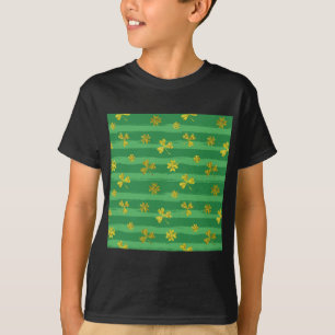 st patricks golden shamrocks t-shirt