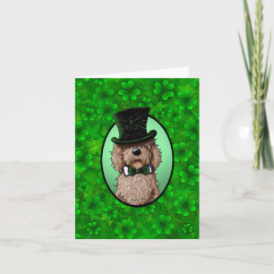 St. Patrick's Goldendoodle Kaart