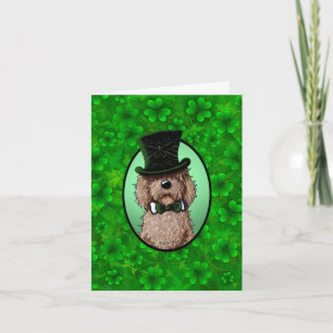St. Patrick's Goldendoodle Kaart