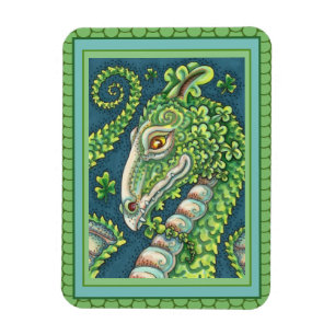 ST. PATRICK'S GROENE SHAMROCK DRAGON, IERSE FANTAS MAGNEET