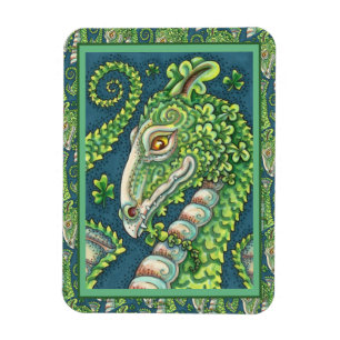 ST. PATRICK'S GROENE SHAMROCK DRAGON, IERSE FANTAS MAGNEET