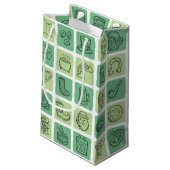 St. Patrick's Hand Drawn Icons ID635 Klein Cadeauzakje (Achterkant Gekanteld)