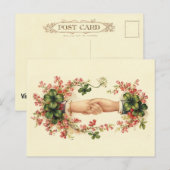 St. Patrick's handdruk Briefkaart (Voorkant / Achterkant)