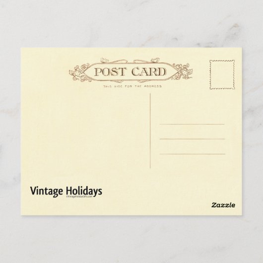 St. Patrick's handdruk Briefkaart (Achterkant)