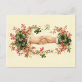 St. Patrick's handdruk Briefkaart (Voorkant)