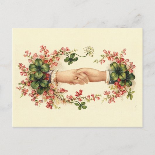 St. Patrick's handdruk Briefkaart (Voorkant)