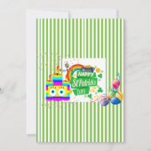 St. Patrick's Happy Birthday Uitnodiging (Voorkant)