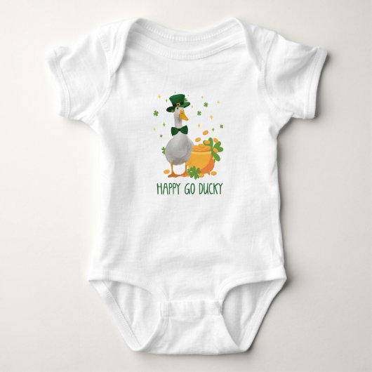St. Patricks Happy Go Ducky Romper (Voorkant)