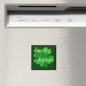 St. Patrick's Heart Lucky Charm Magneet (Insitu (Vaatwasser))