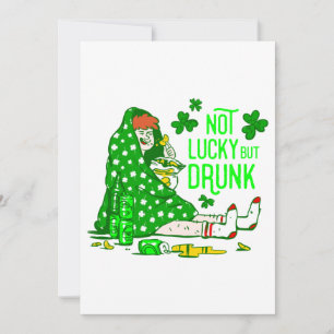 st patricks hebben geen geluk maar drink quarantai kaart