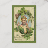 St. Patrick's Heilige Kaart met Iers gebed Visitekaartje (Voorkant)