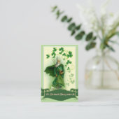 St. Patrick's Heilige Kaart met mooie gebeden Visitekaartje (Staand voorkant)