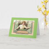 St. Patricks het Wenskaart van de Dag Kaart (Gele Bloem)