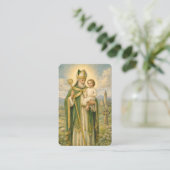 St. Patrick's  Holy Card Catholic Prayer Visitekaartje (Staand voorkant)
