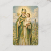 St. Patrick's  Holy Card Catholic Prayer Visitekaartje (Voorkant)