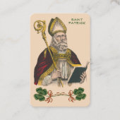 St. Patrick's Holy Kaart Catholic Prayer Visitekaartje (Voorkant)