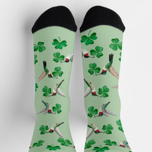 St. Patrick's Hummingbird Crew Socks Sokken (Top)