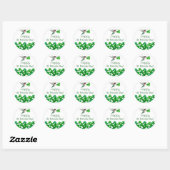 St. Patrick's Hummingbird Ronde Sticker (Vel)