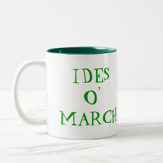 St Patrick's IDES O' MARCH Leprechaun Mok (Links)
