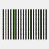 St Patricks in groen en zwart set van 3 Inpakpapier Vel (Voorkant 3)