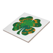 St Patrick's Ink Clover Tegeltje (Zijkant)