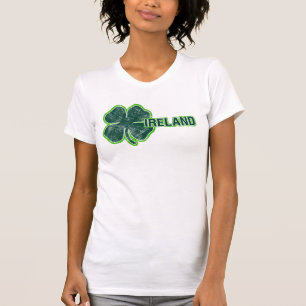 St. Patrick's "Ireland" Shamrock Grunge T-Shirt