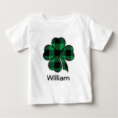 St. Patricks Irish Buffalo Pset Shamrock T shirt (Voorkant)