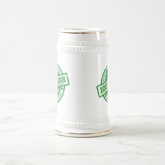 St. Patrick's Irish Drink Team grappig stein Bierpul (Center)