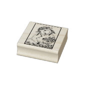 ST. PATRICK'S IRISH EWE EN SHAMROCKS RUBBER STEMP RUBBERSTEMPEL (Stempel)