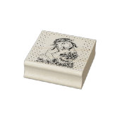 ST. PATRICK'S IRISH EWE EN SHAMROCKS RUBBER STEMP RUBBERSTEMPEL (Stempel)