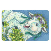 ST. PATRICK'S IRISH EWE & SHAMROCKS MAGNET MAGNEET (Horizontaal)