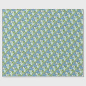 ST. PATRICK'S IRISH EWE & SHAMROCKS WRAPPING PAPER CADEAUPAPIER (Vlak)