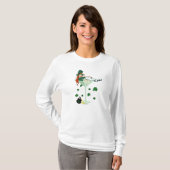 St. Patricks Irish Girl Martini T-shirt (Voorkant volledig)