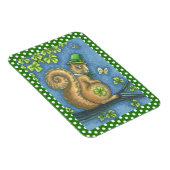 ST. PATRICK'S IRISH LEPRECHAUN SQUIRREL MAGNET MAGNEET (Rechterzijde)