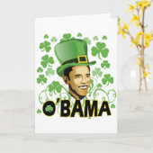 St Patrick's Irish O'Bama 2009 Kaart (Gele Bloem)